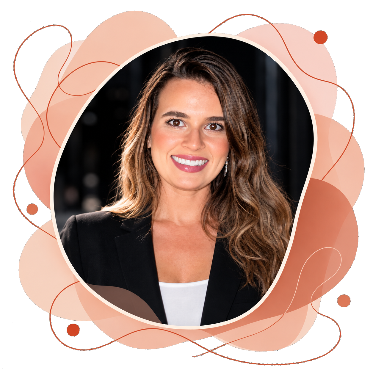 Mila Bulhões, psicóloga em Salvador, sorrindo